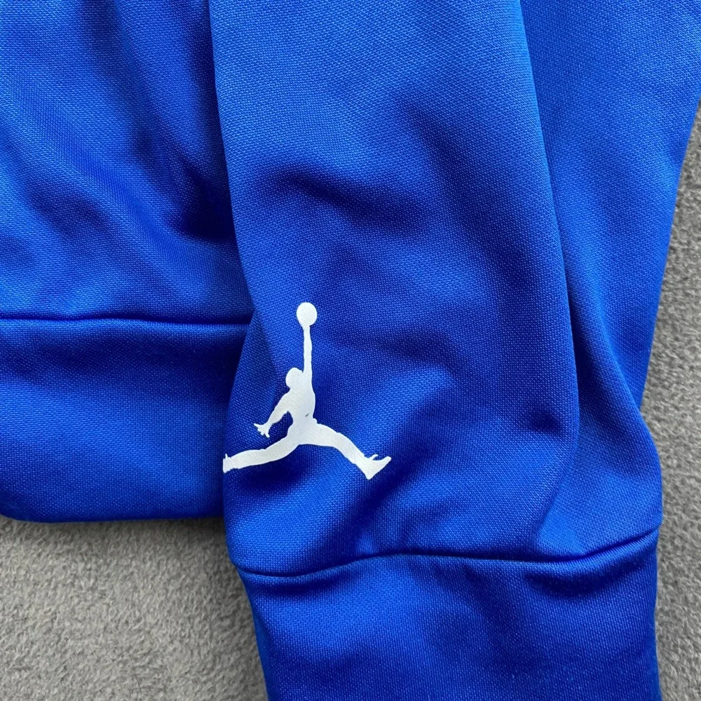 Jordan Brand Therma-FIT Pullover Hoodie Royal Blue Jumpman Sweatshirt Mens XL